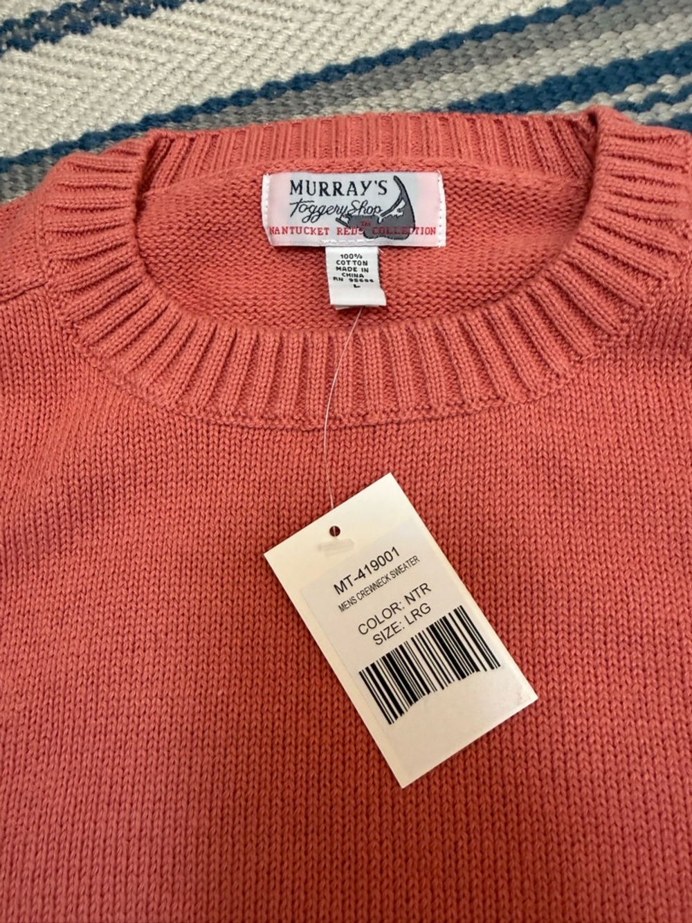 Nantucket Red Collection Men's Crewneck Sweater - original